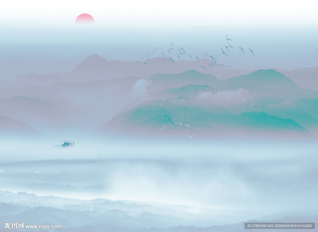 新中式 山水画