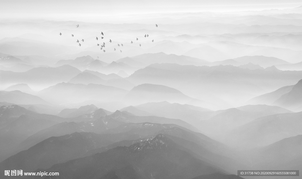 新中式山水画