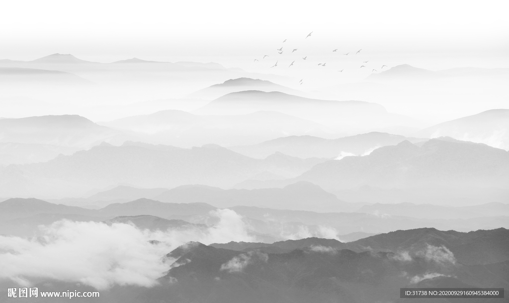 新中式山水画