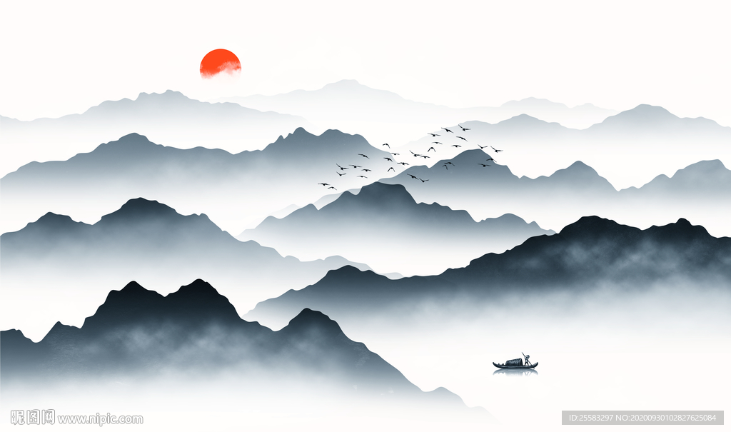 水墨山水