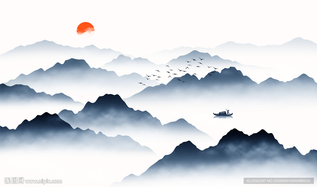 水墨山水