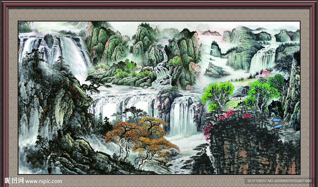 巨幅山水画