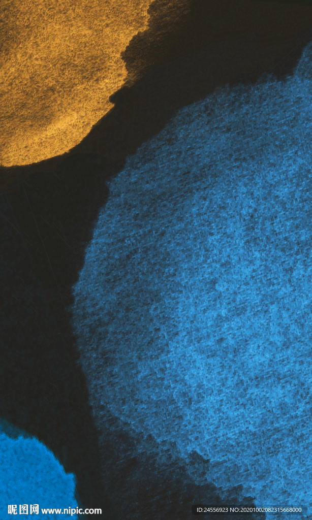 抽象画长方形色块现代轻奢北欧画