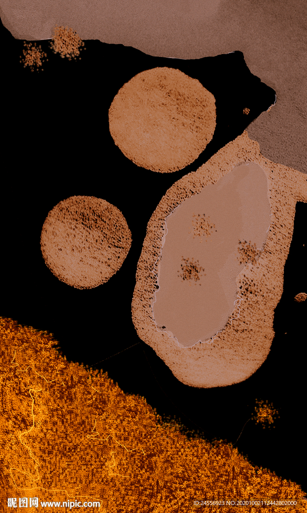 抽象画长方形色块现代轻奢北欧画