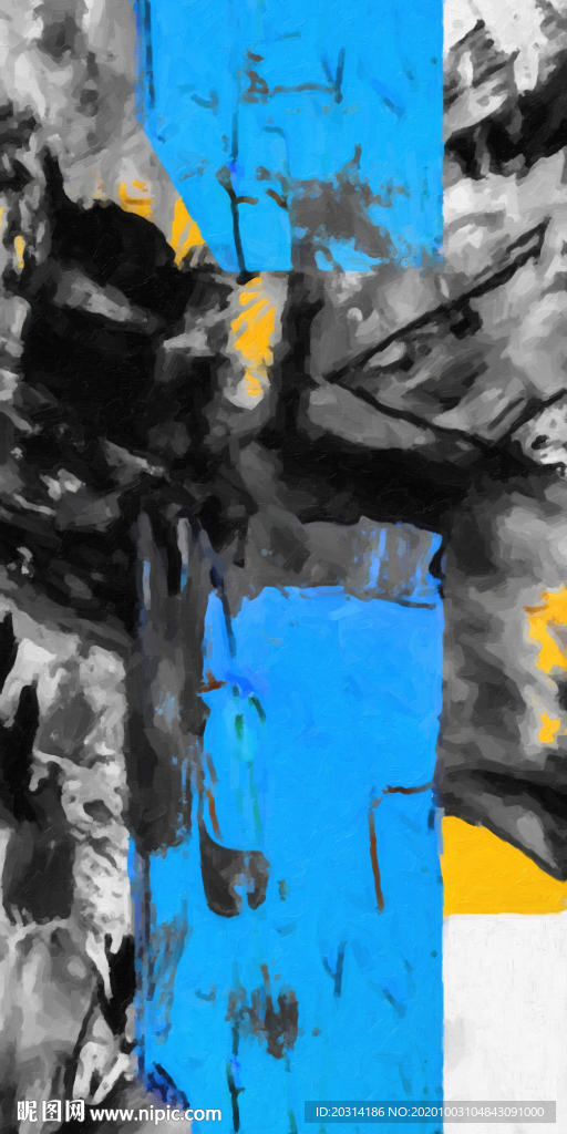 抽象艺术壁画图片