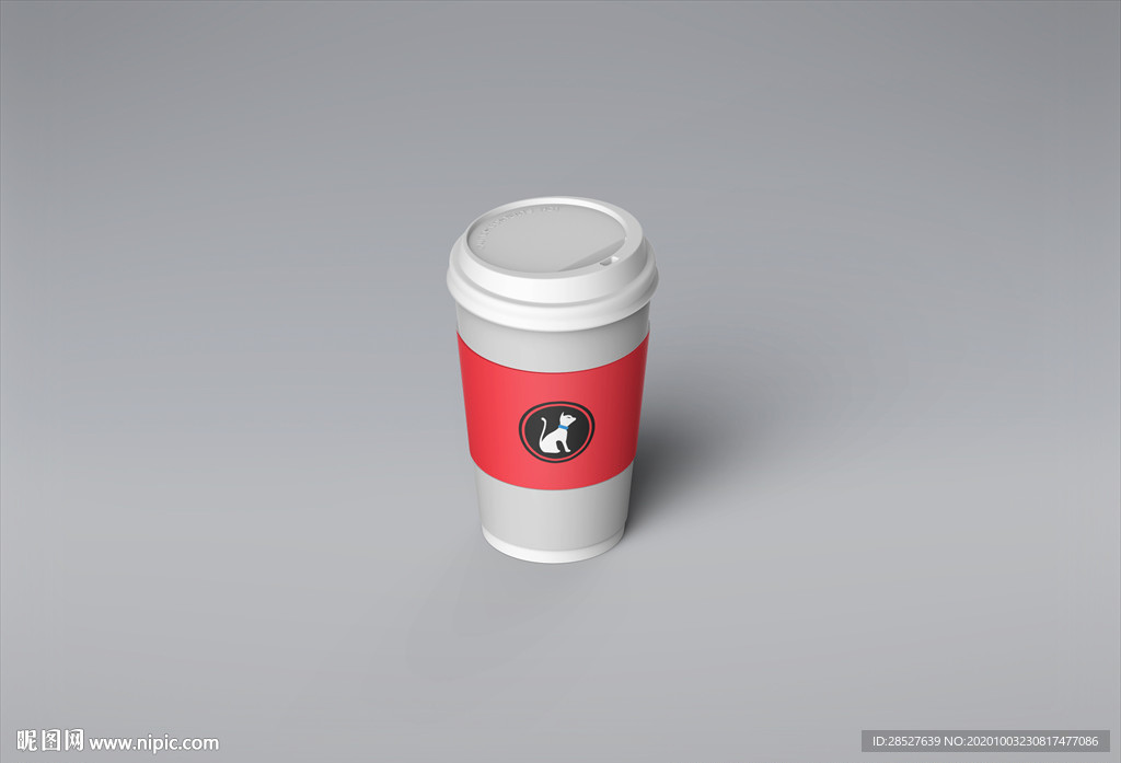 VI产品logo包装样机咖啡杯
