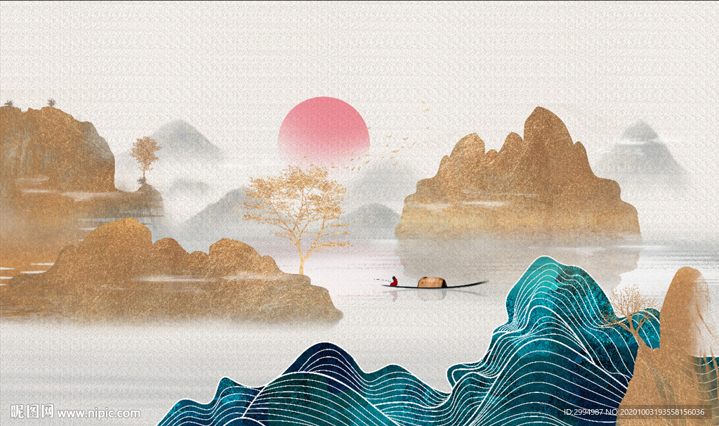 新中式山水