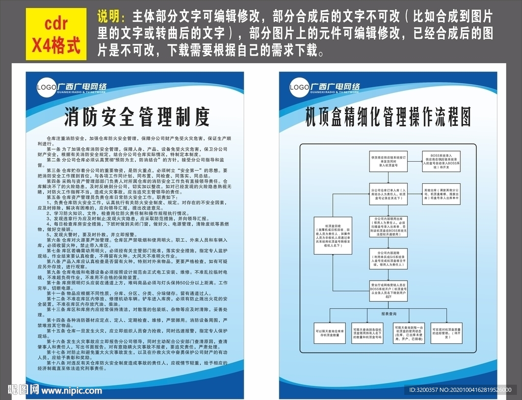 消防安全管理及机顶盒操作流程