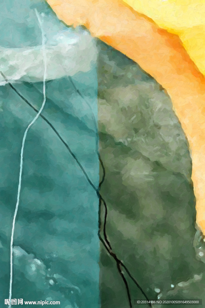 抽象油画