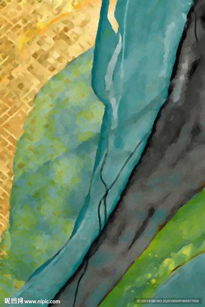 抽象油画