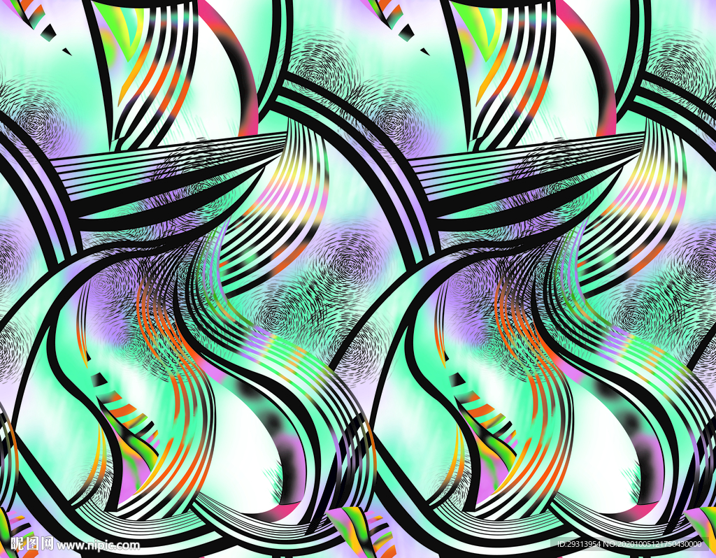 扎染纹