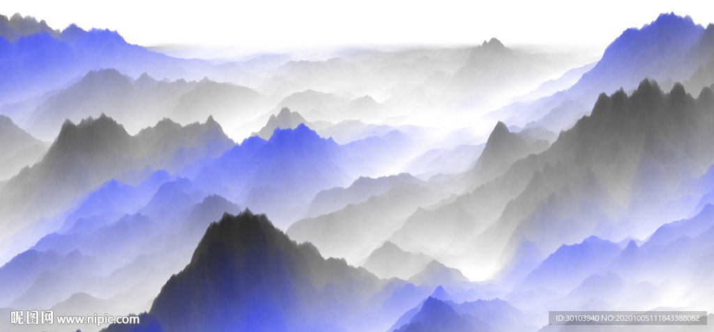 水墨山水画