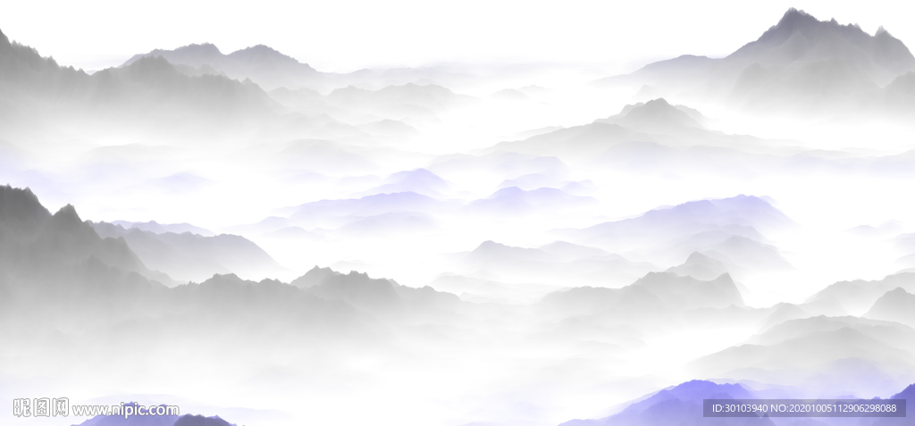 水墨山水画