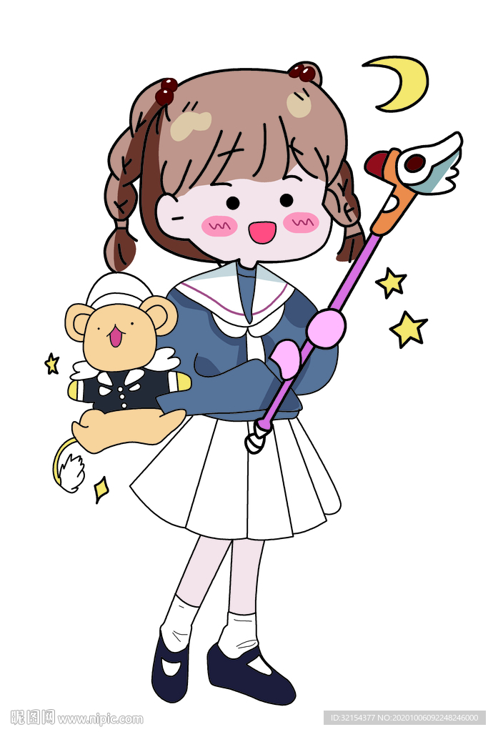 卡通女孩