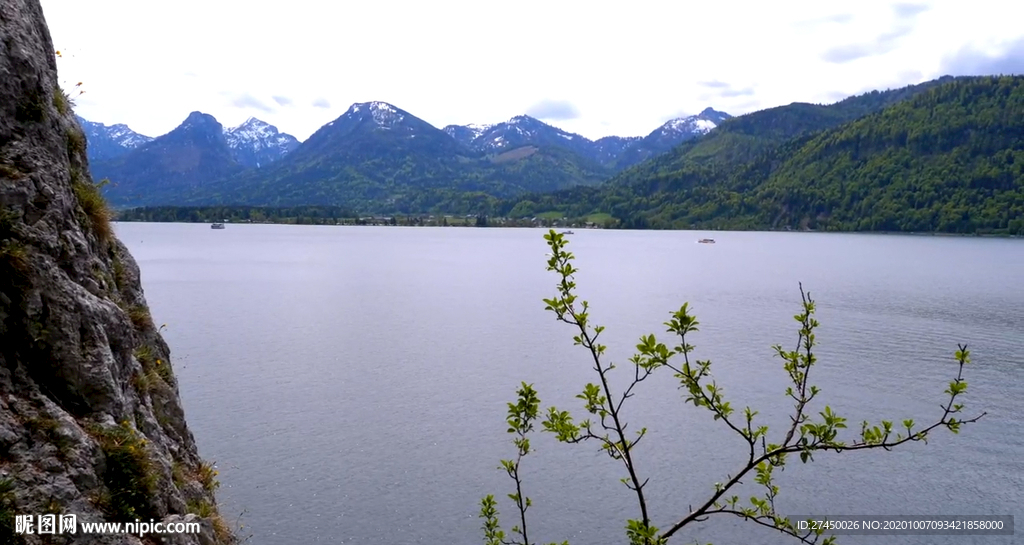 湖光山色大山风景