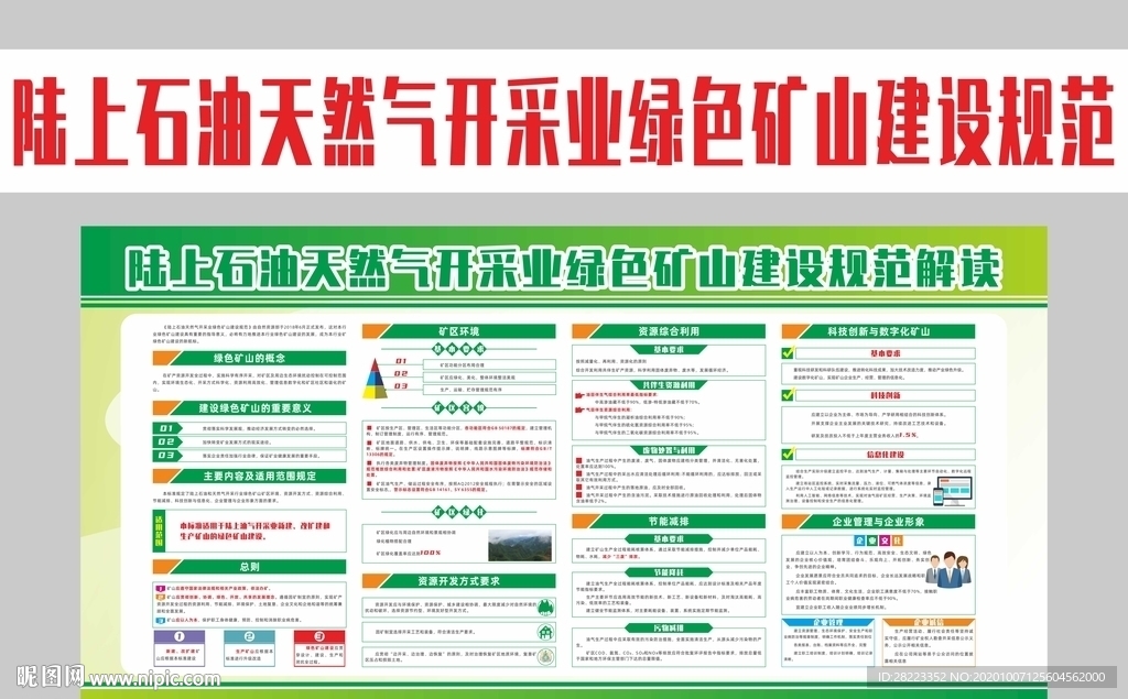 陆上石油天然气开采业绿色矿山