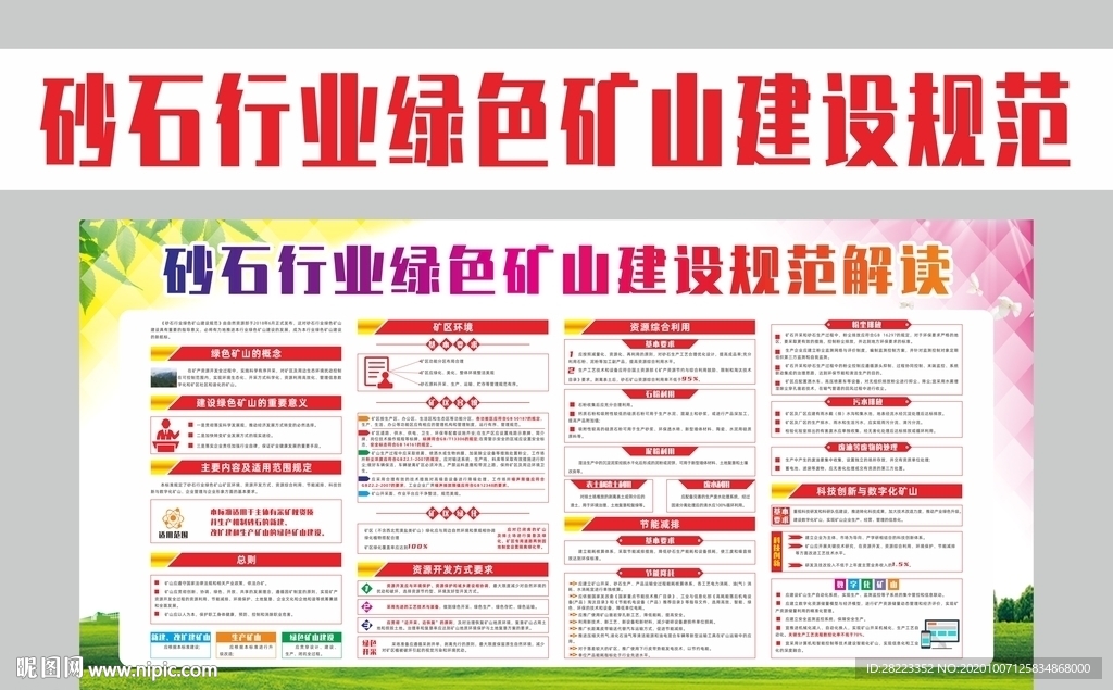 砂石行业绿色矿山建设标准