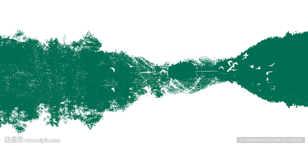 水墨山水风景画