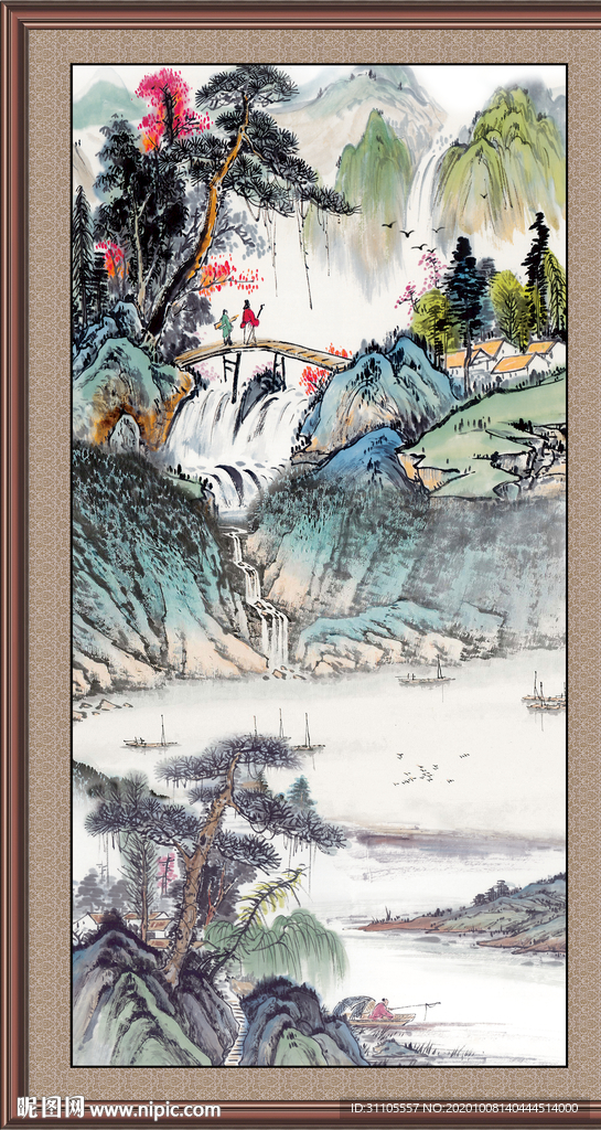 巨幅山水画