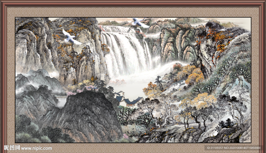 巨幅山水画