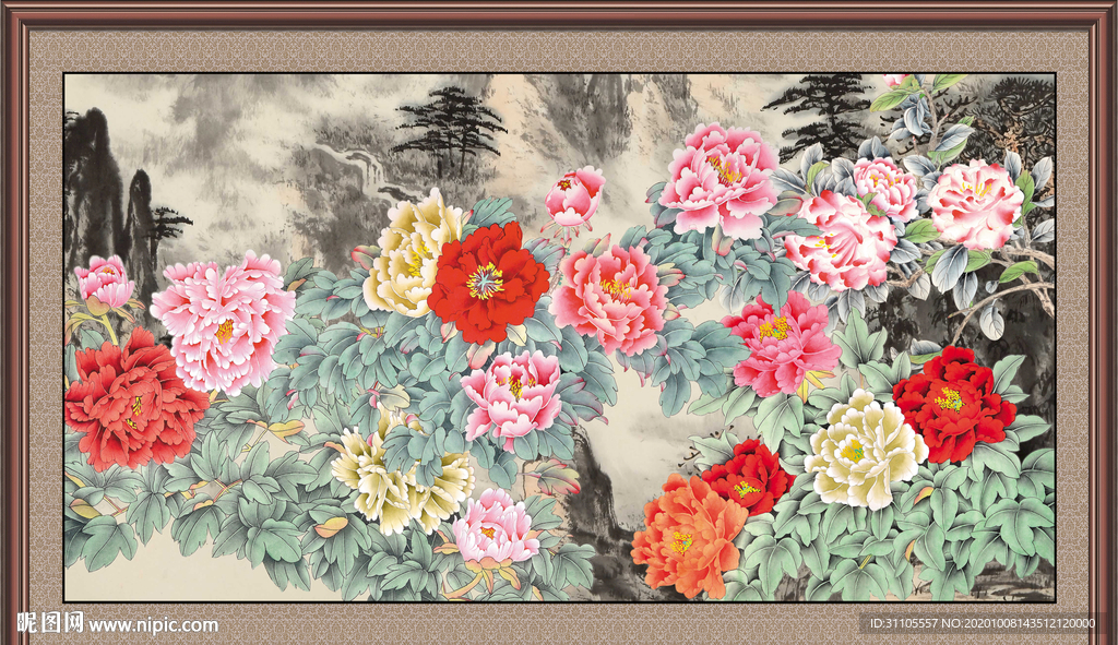 牡丹花开富贵