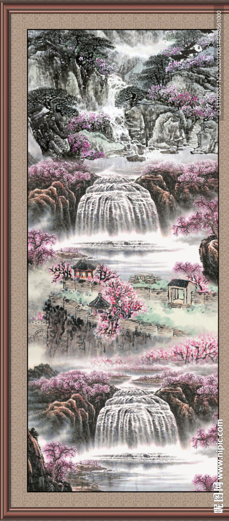 巨幅山水画