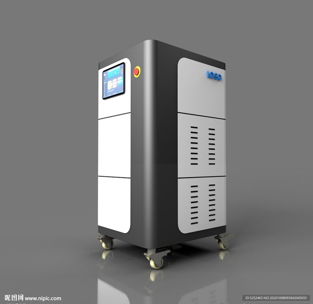 冷水机外形设计机器机械设备造型