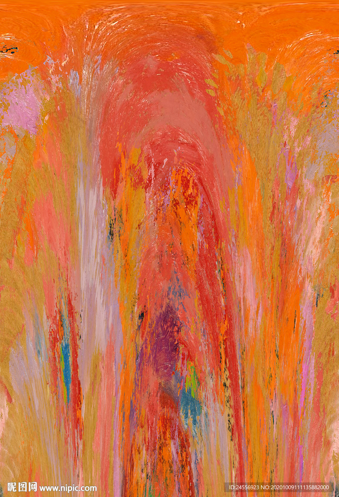 现代简约抽象油画装饰画