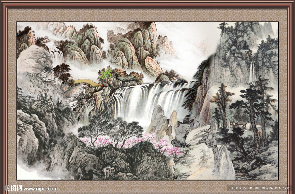 巨幅山水画
