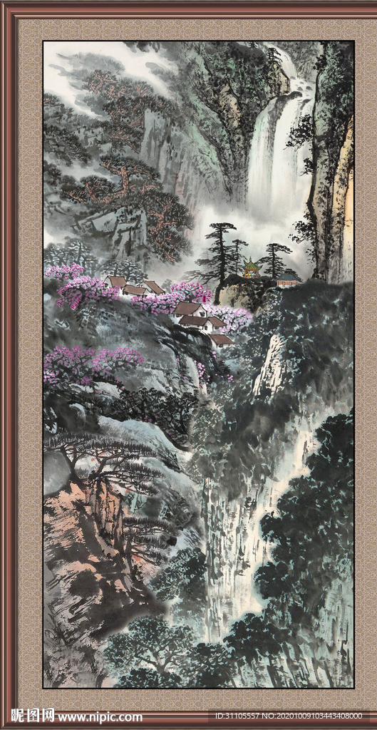 巨幅山水画