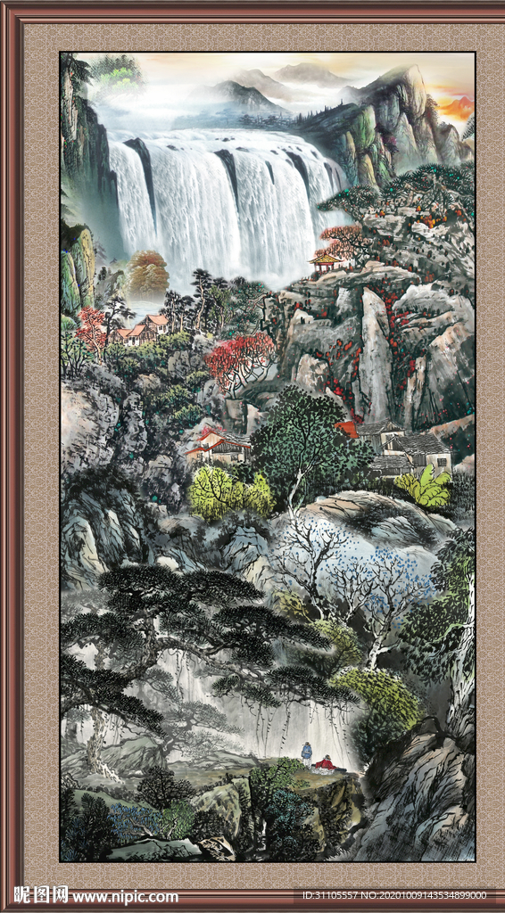 巨幅山水画