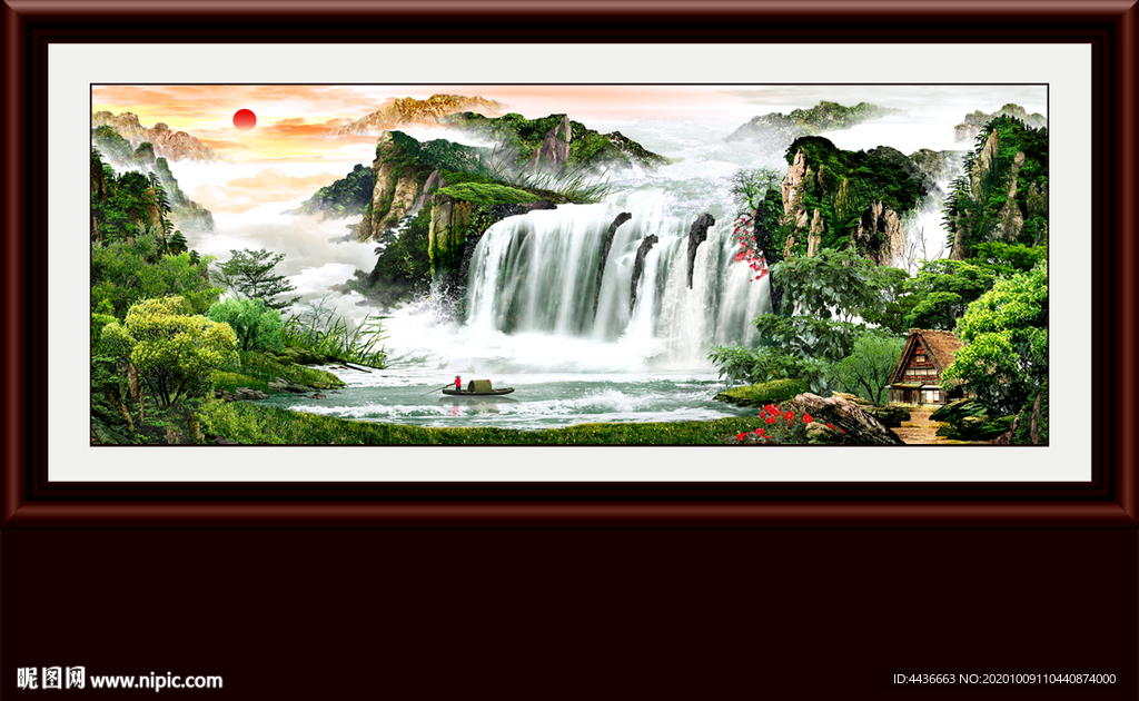 山水画 水墨山水画 意境山水画