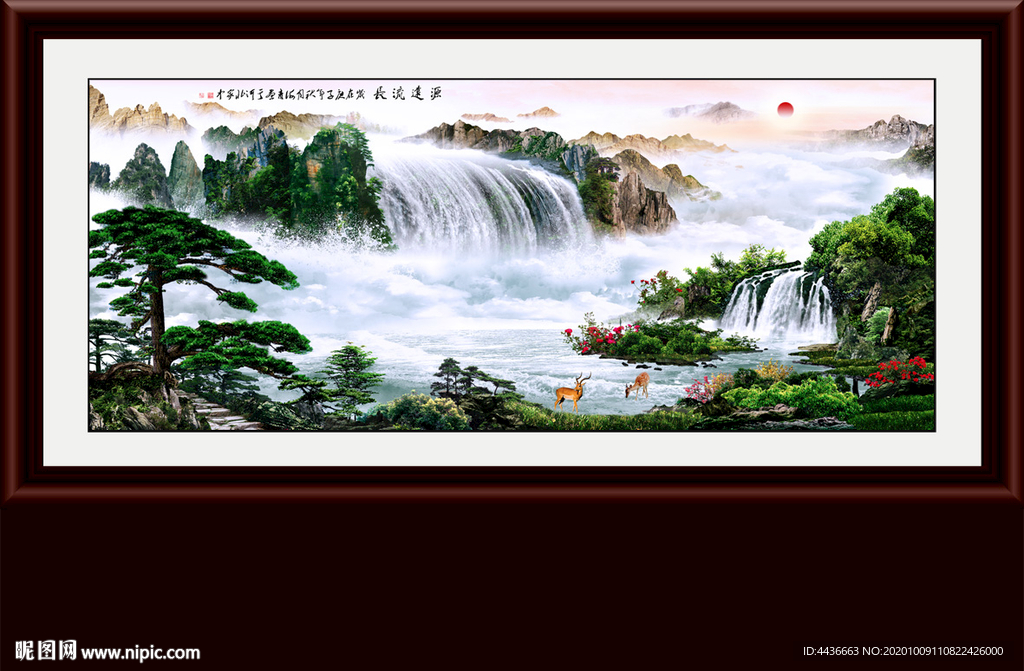 山水画 水墨山水画 意境山水画