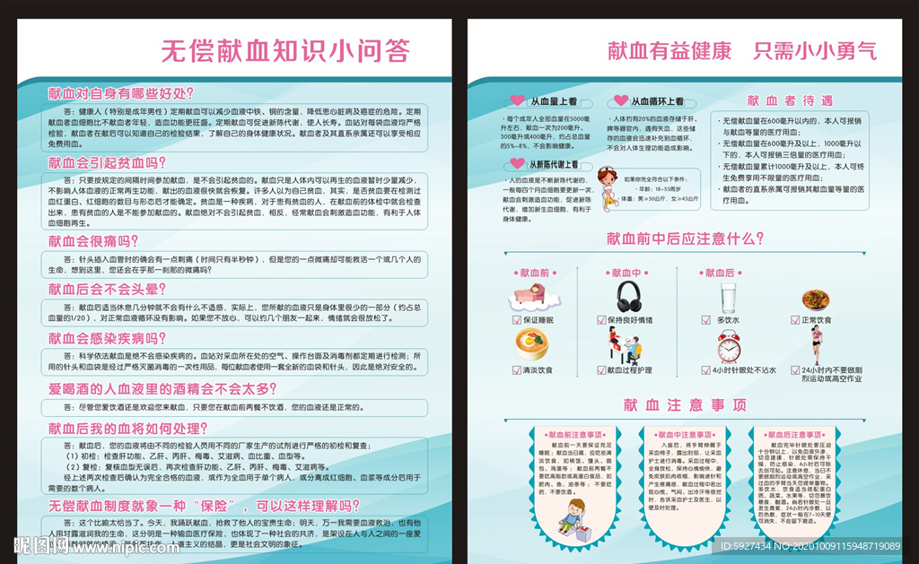 无偿献血海报