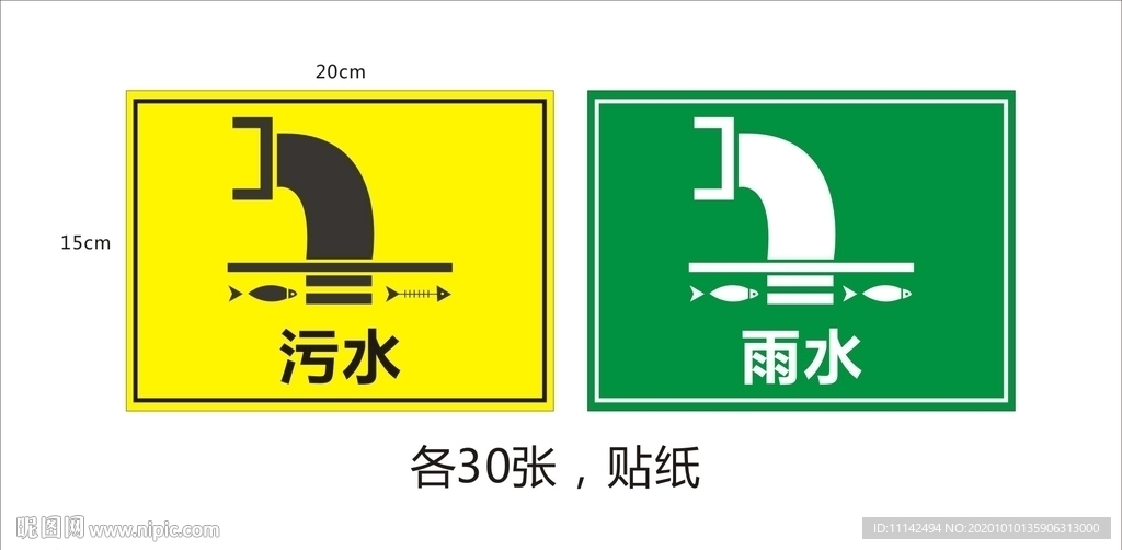 污水标识