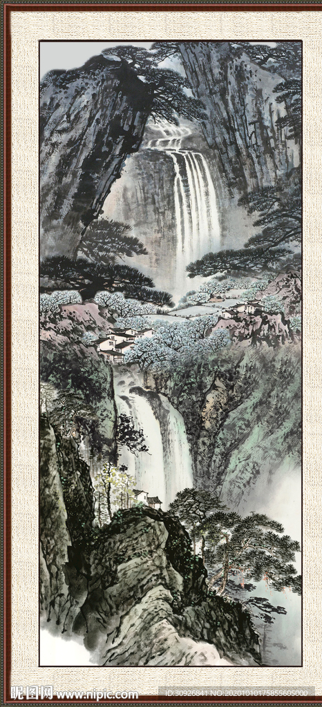 水墨山水画