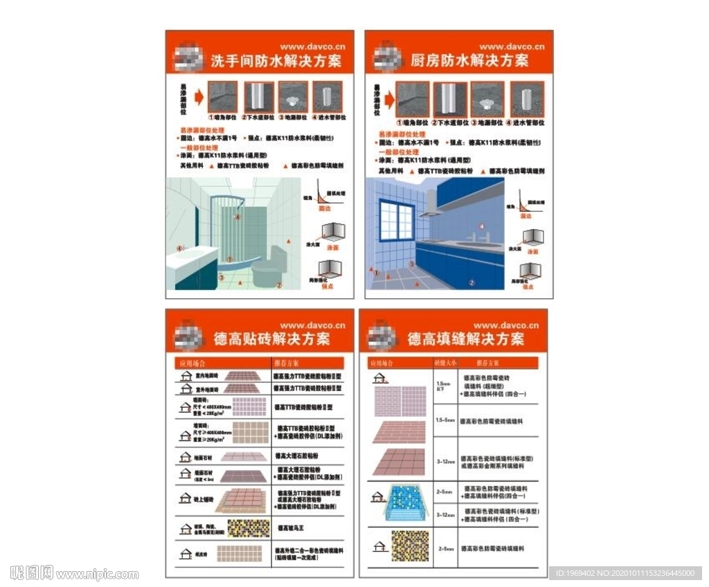 防水施工方案展板