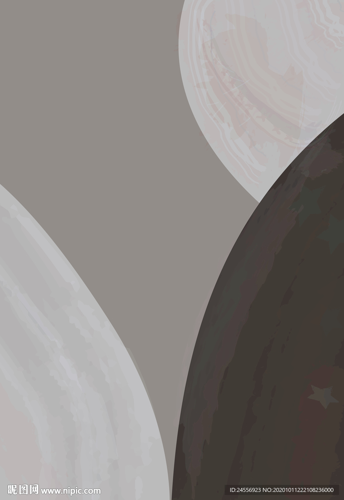 现代简约色块装饰画