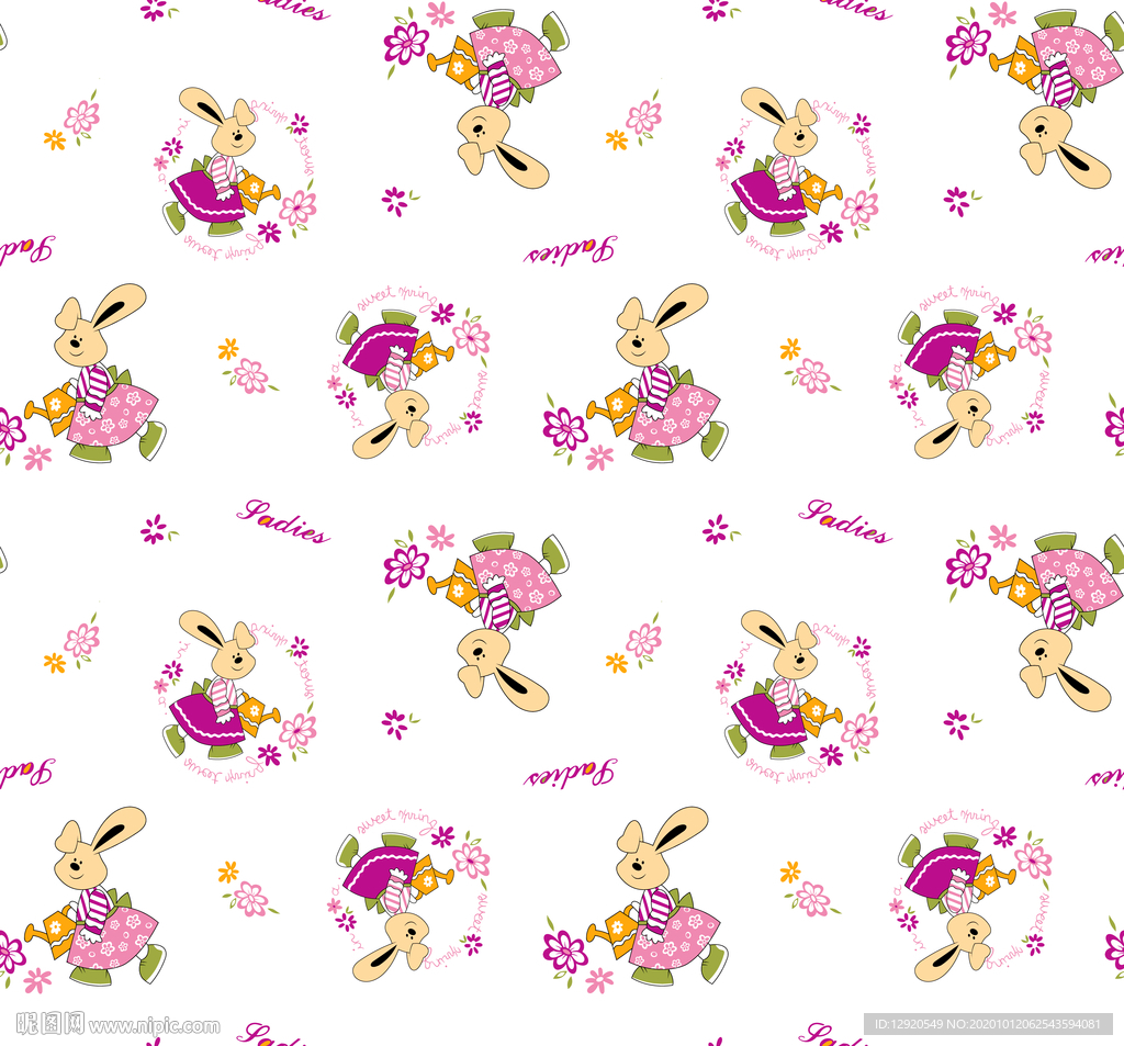 童装可爱卡通兔子