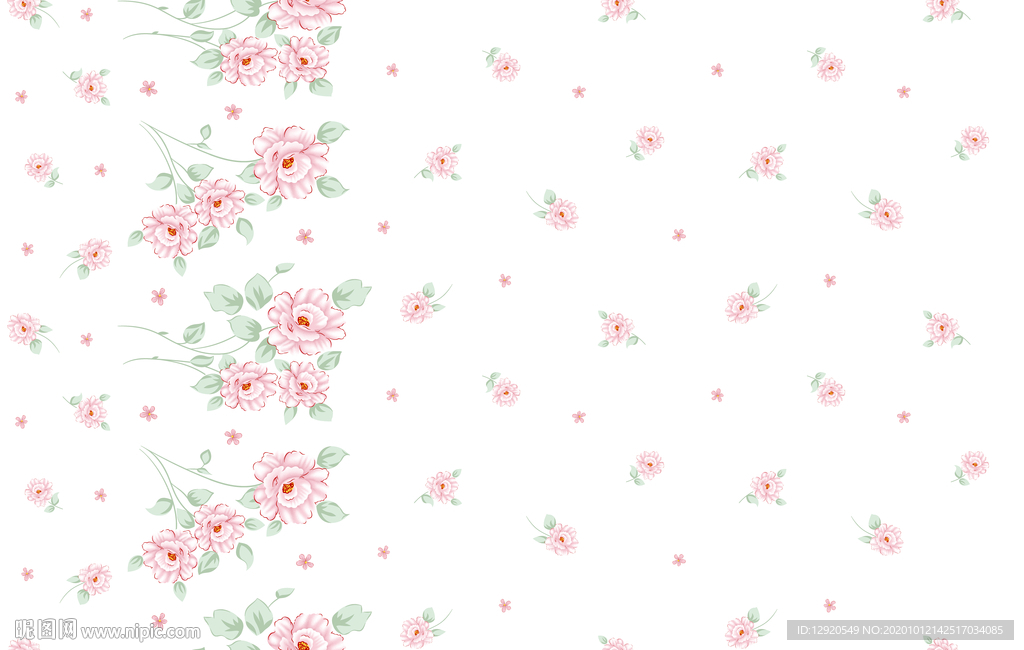 精美网点花朵定位花