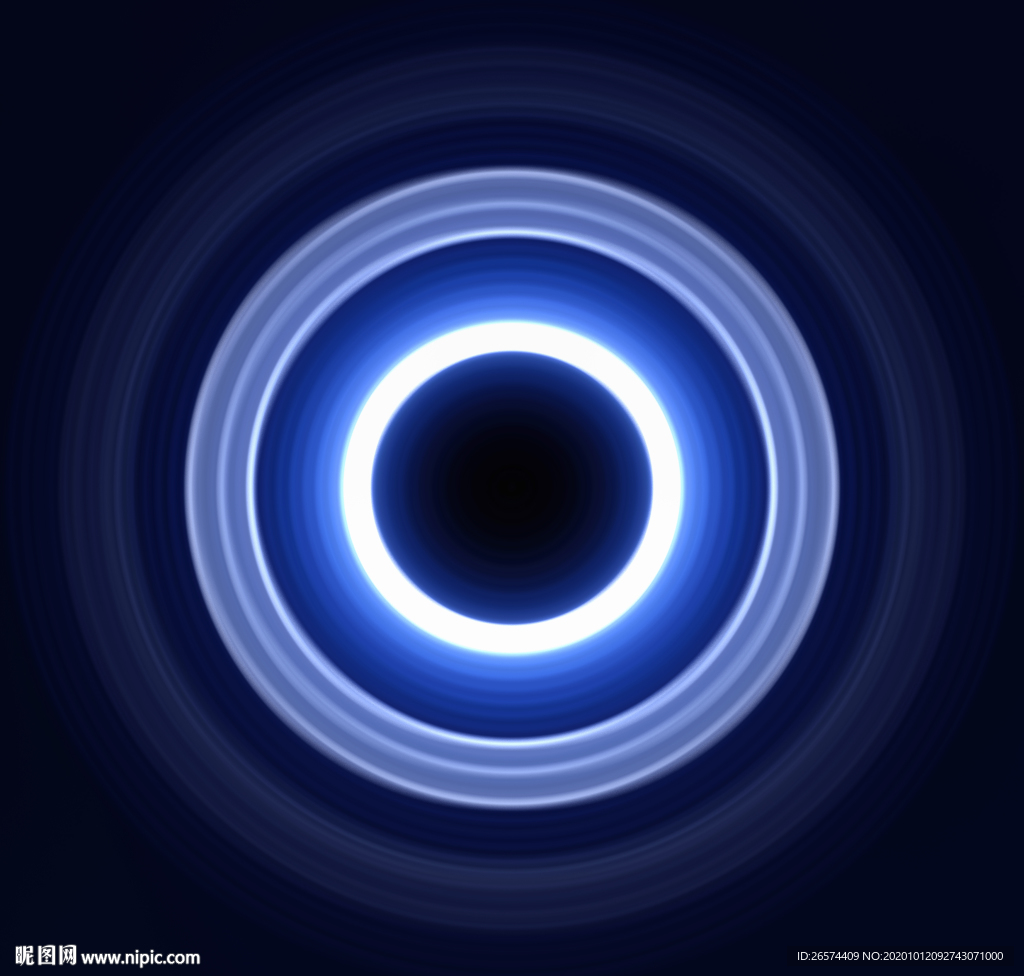 圆形炫光背景