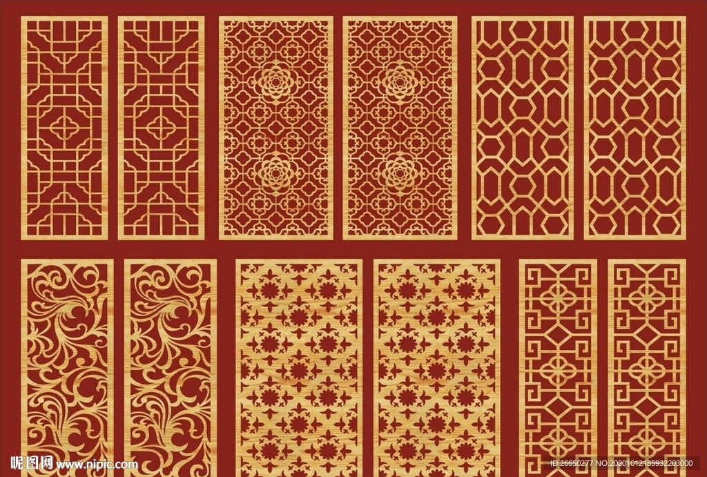 矢量雕花