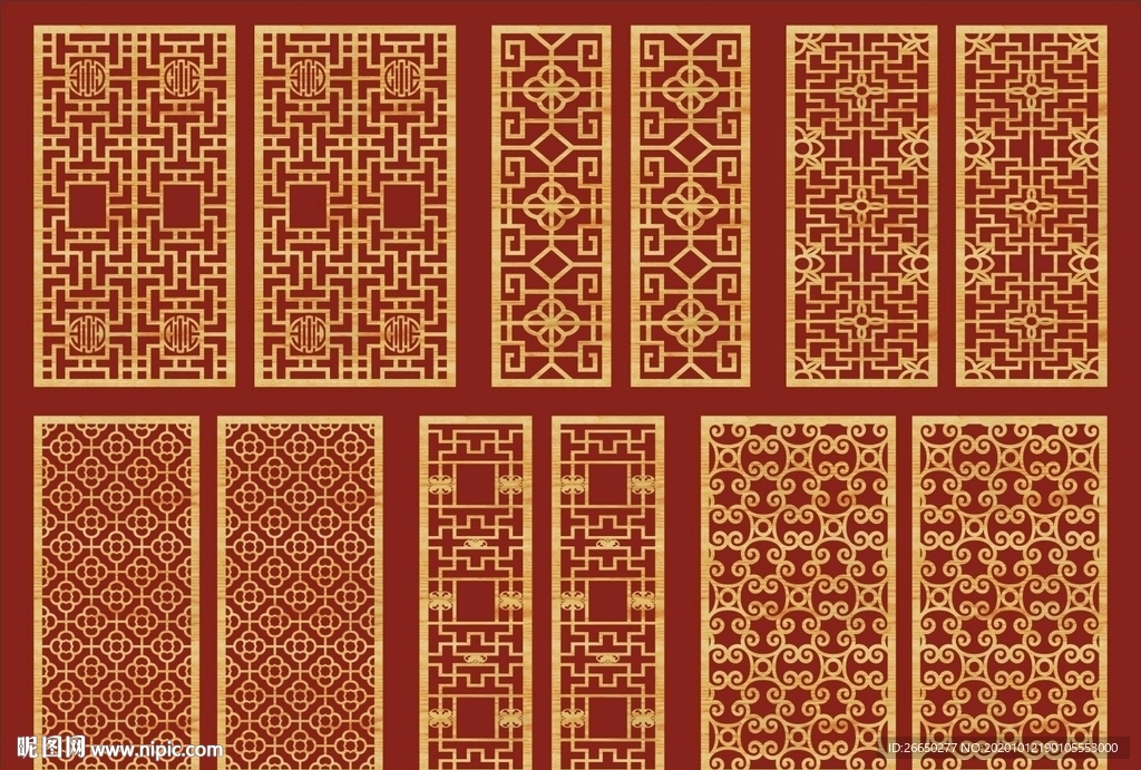 矢量雕花