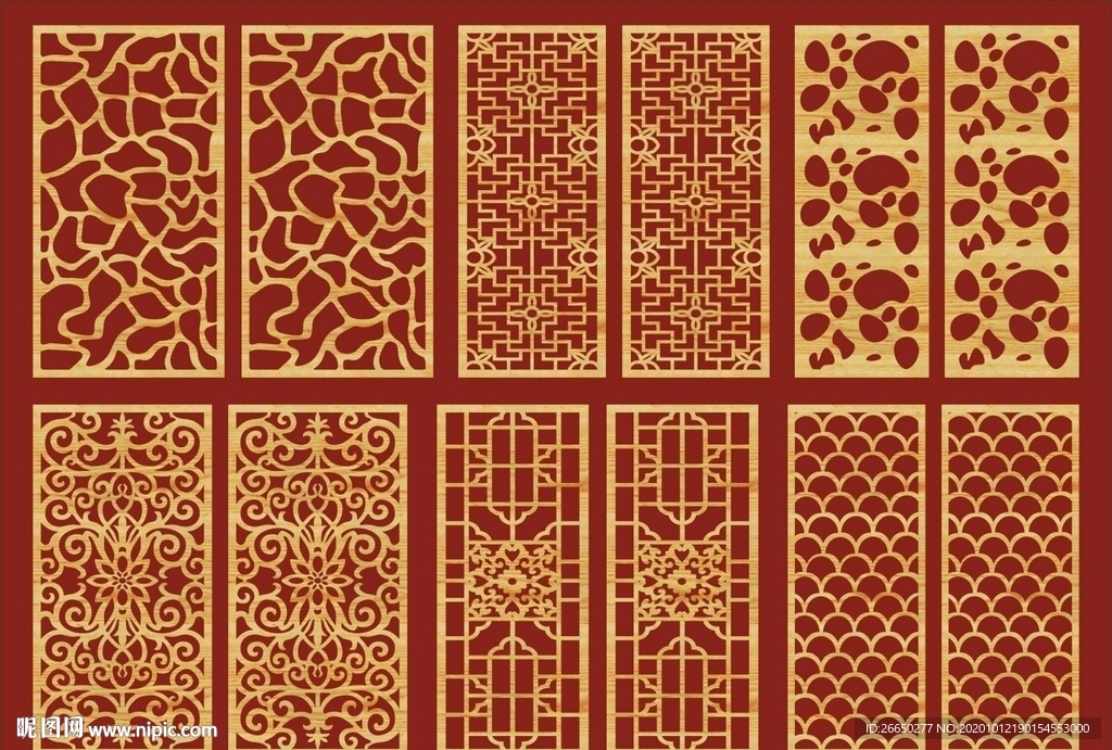 矢量雕花