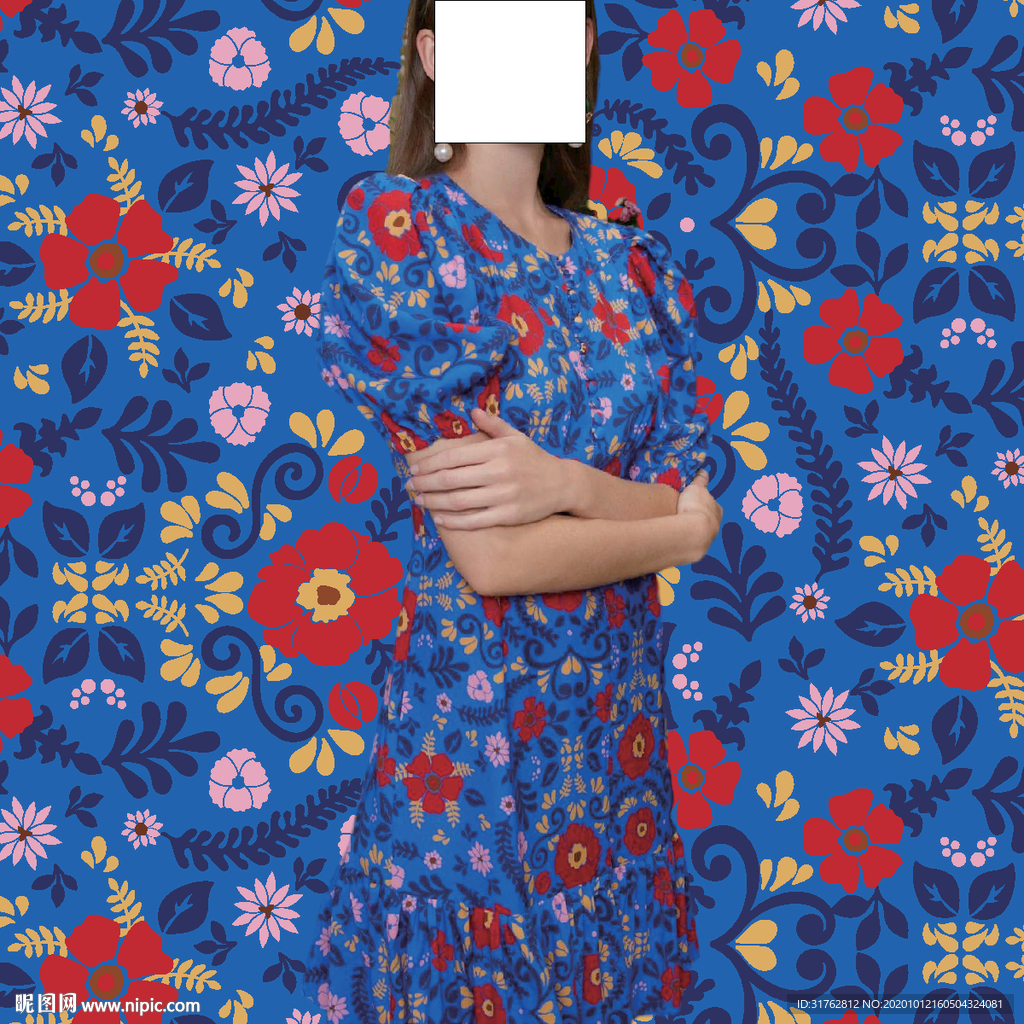 大牌女装花朵图片