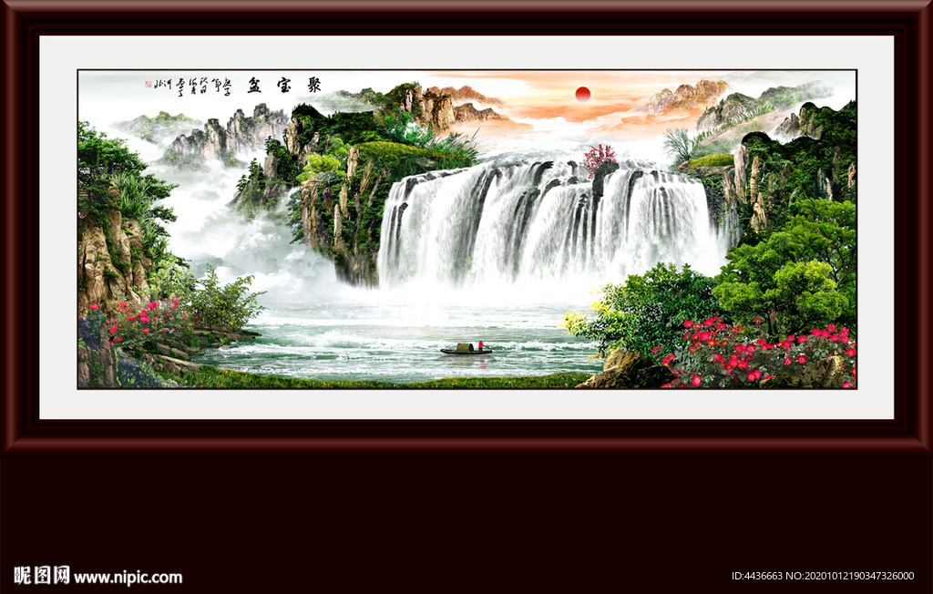 山水画 水墨山水画 意境山水画