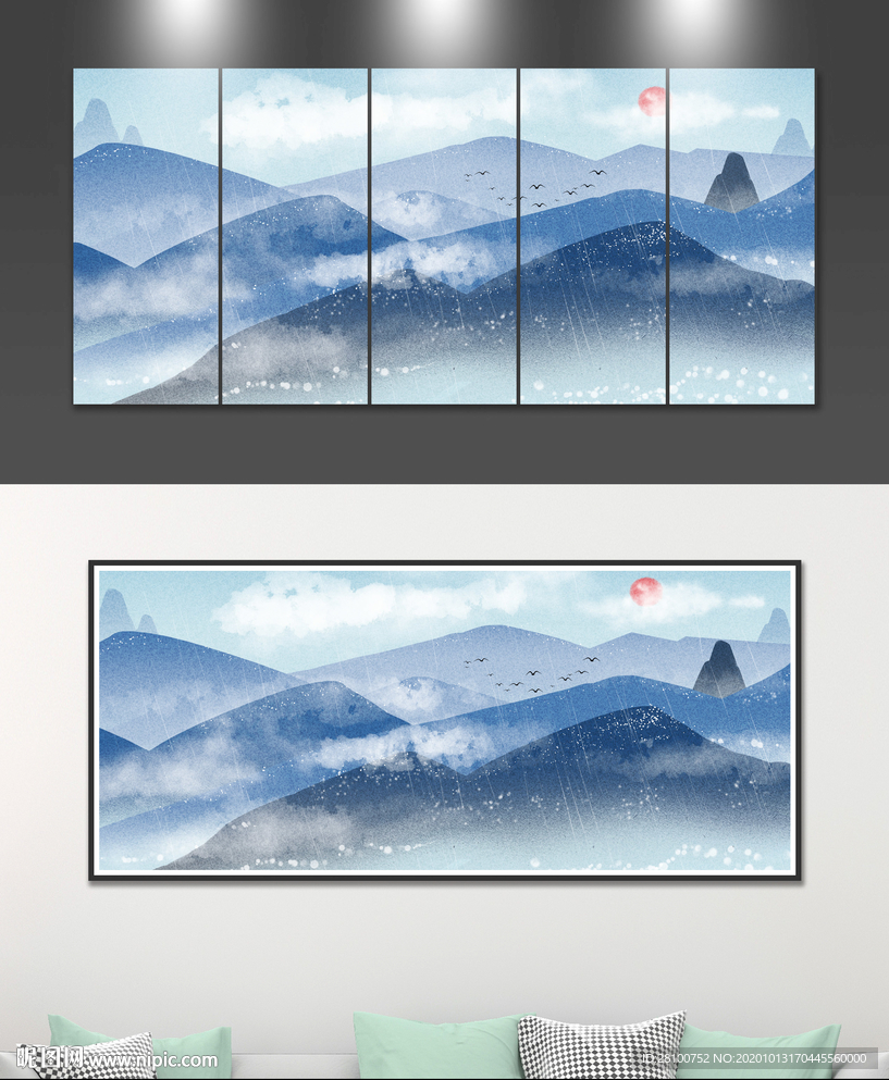 山水装饰画