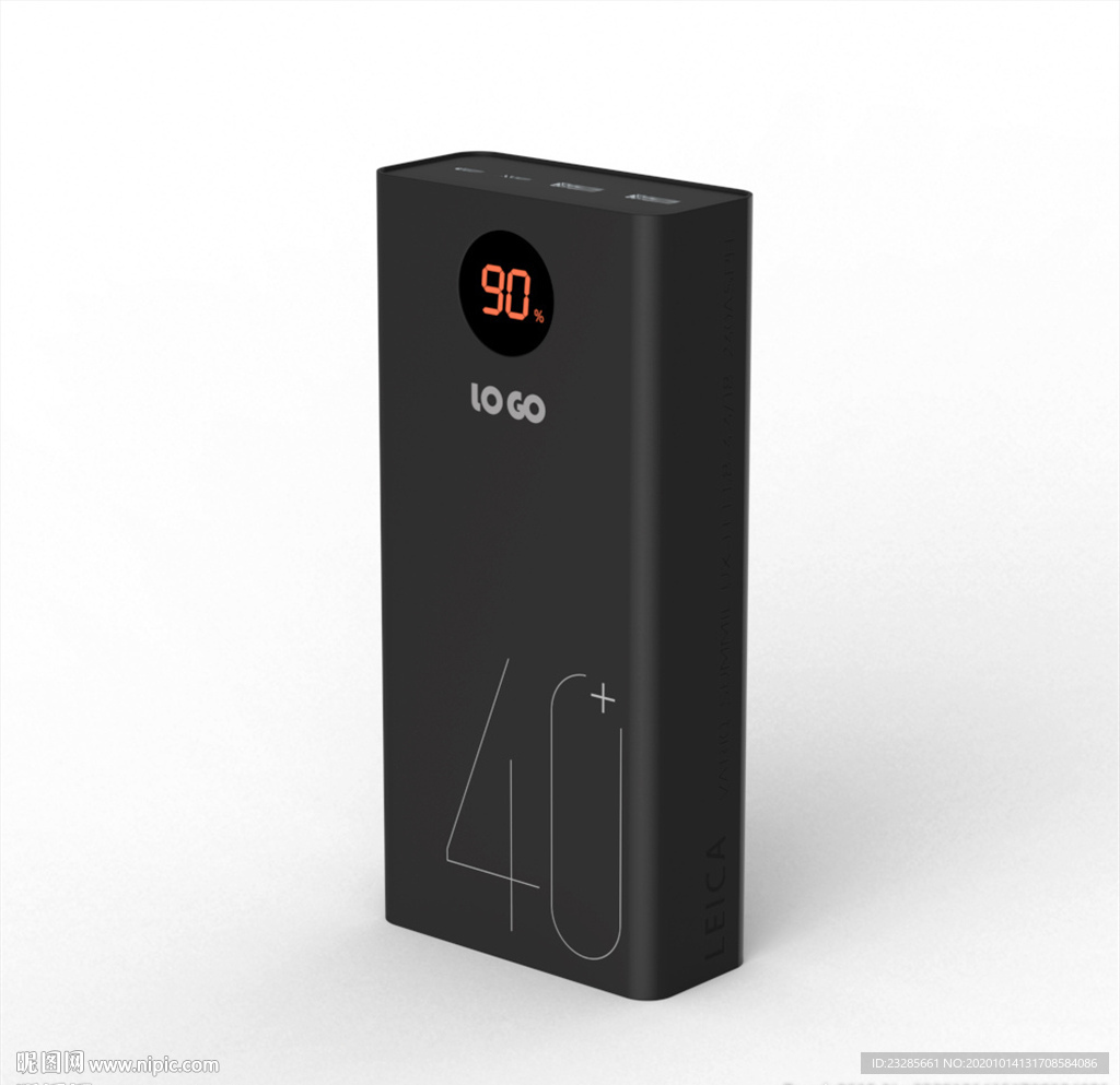 罗马仕充电宝C4D模型含贴图