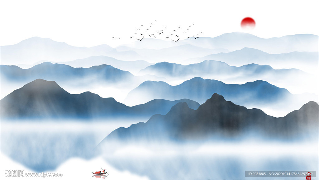 水墨山水
