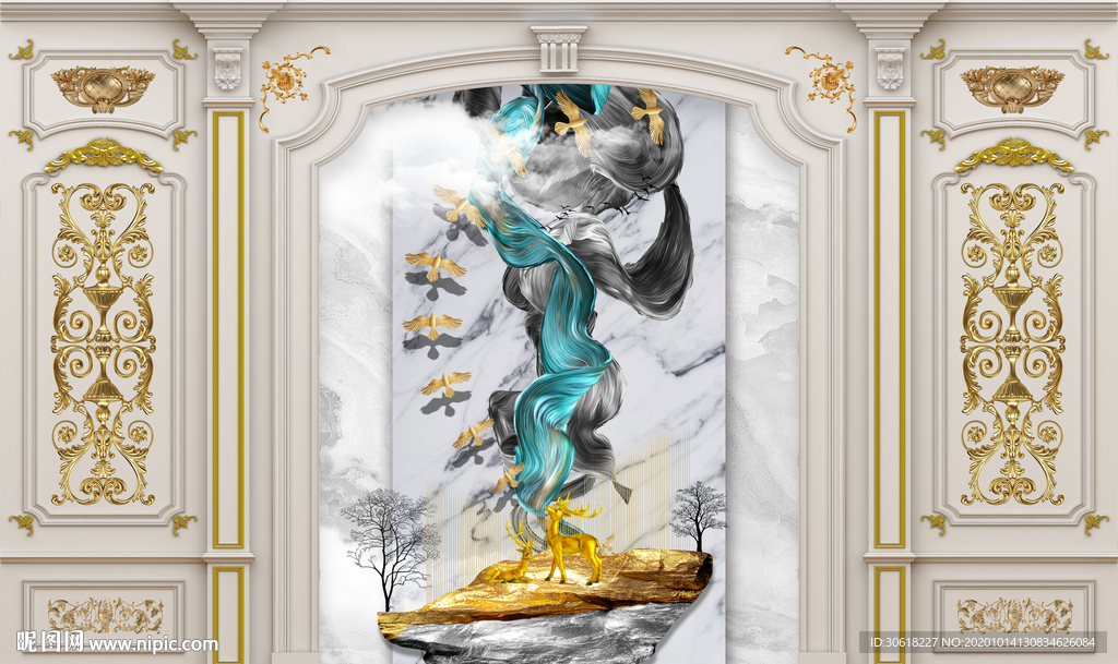 集成护墙板背景墙